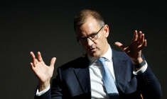 Daniel Kretinsky lors d'une conférence à Prague