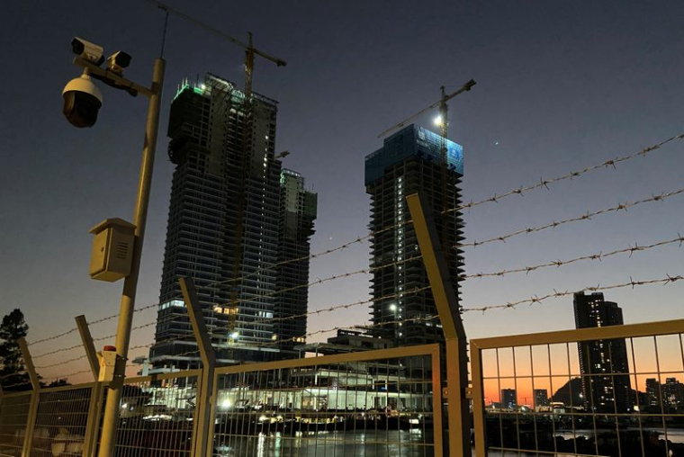 Un projet immobilier en construction à Shenzhen, en Chine