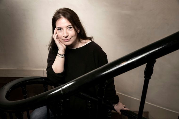 Anne Goscinny le 26 mars 2018, à Paris ( AFP / JOEL SAGET )