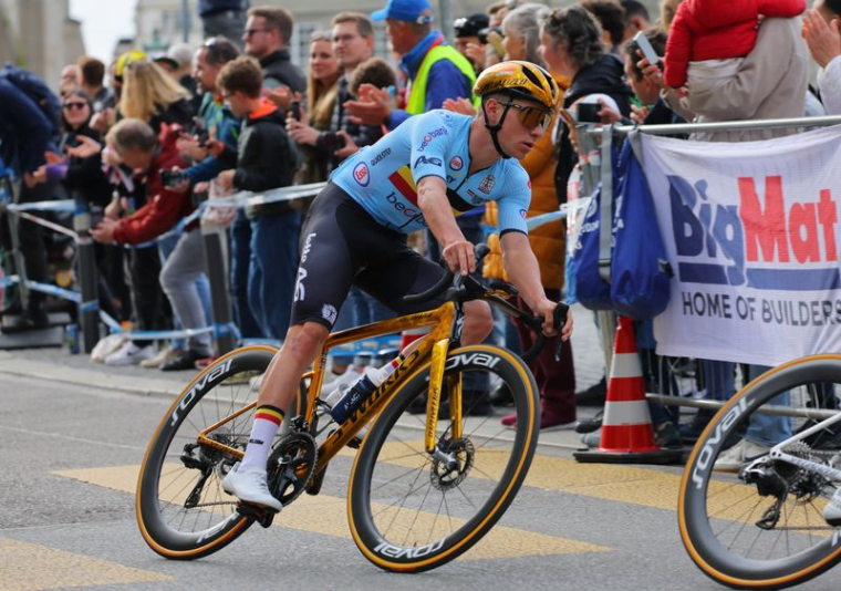 Le cycliste belge Remco Evenepoel