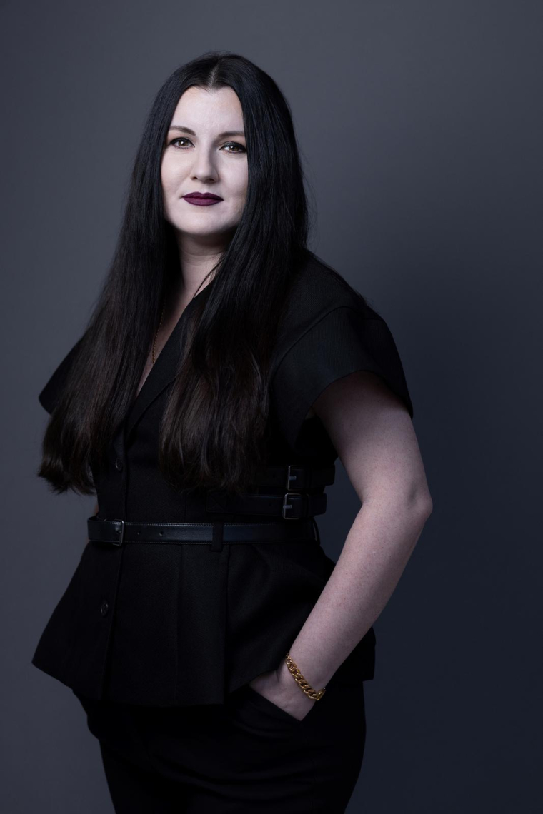 Fidji Simo à Paris, le 11 février 2025. ( AFP / JOEL SAGET )