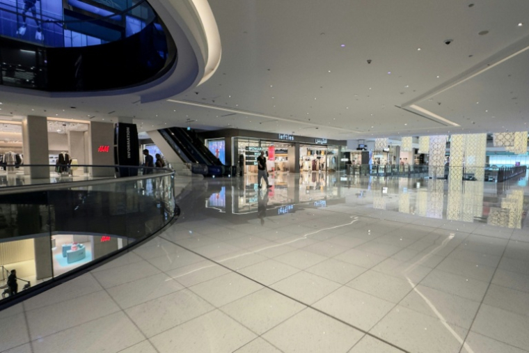 Un centre commercial à Dubaï, le 5 mars 2026 aux Emirats arabes unis ( AFP / Giuseppe CACACE                                                                                                                                                                                                                                                 )