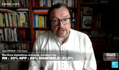 Législatives : "les électeurs des oppositions (...) semblent plus convaincus du choix qu'ils vont faire" le 30 juin