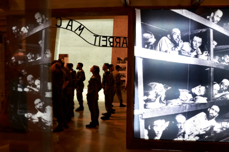 Le mémorial de l'Holocauste Yad Vashem à Jérusalem, le 23 avril 2025 ( AFP / Menahem Kahana )
