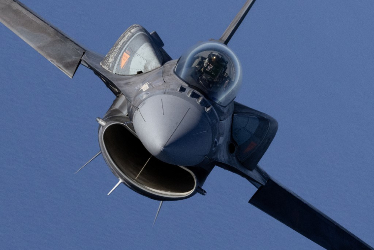 Un F-16 de l'aviation grecque. (illustration) ( AFP / ALAIN JOCARD )