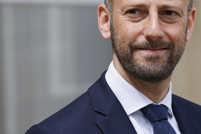 Stanislas Guerini, le 8 juin 2022, à Paris ( AFP / Ludovic MARIN )