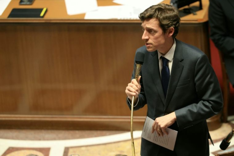 Le ministre de l'Education nationale, Edouard Geffray, à l'Assemble nationale, à Paris, le 9 décembre 2025 ( AFP / Alain JOCARD )