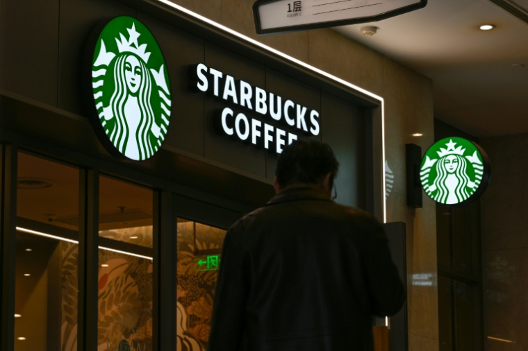 Un café Starbucks à Pékin, le 5 novembre 2025 ( AFP / WANG Zhao )