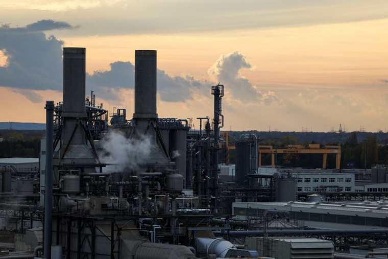 Un complexe industriel de la société BASF à Schwarzheide, en Allemagne