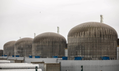 Sur son site Internet, EDF indique que "la baisse de production est susceptible de se prolonger jusqu'à la fin du mouvement social annoncé". ( AFP / SAMEER AL-DOUMY )