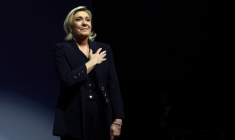 Marine Le Pen réagit aux résultats du premier tour des élections législatives anticipées de 2024
