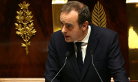Sébastien Lecornu devant l'Assemblée nationale, à Paris, le 14 octobre 2025 ( AFP / Thomas SAMSON )