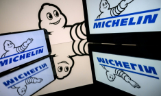 Le groupe français Michelin, leader mondial des pneus, annonce un dispositif de départs volontaires en France portant sur "jusqu'à 1.500 postes sur trois ans" ( AFP / Lionel BONAVENTURE )