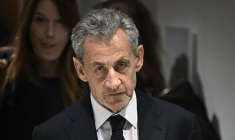 Nicolas Sarkozy à Paris, le 25 septembre 2025. ( AFP / JULIEN DE ROSA )