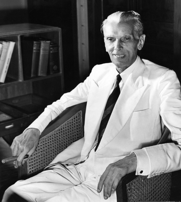 Muhammad Ali Jinnah, père de la nation pakistanaise, le 18 septembre 1947 à Karachi ( FILES-ACME / BERT BRANDT )