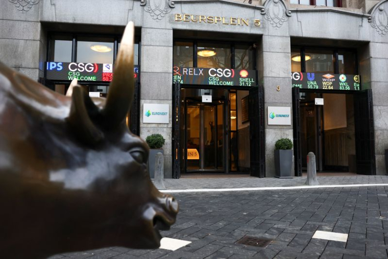 Vue de la bourse d'Amsterdam