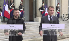 Les Européens "prêts" à "apporter les garanties de sécurité à l'Ukraine", dit Macron