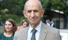 Louis Gallois, à Bonneuil-sur-Marne, en 2019 (illustration) ( POOL / LUDOVIC MARIN )