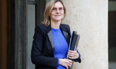 Agnès Pannier-Runacher à Paris, le 8 janvier 2025. ( AFP / LUDOVIC MARIN )