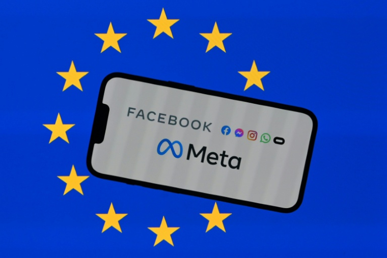 Bruxelles accuse Meta de laisser les moins de 13 ans accéder à Instagram et Facebook ( AFP / Nicolas TUCAT )