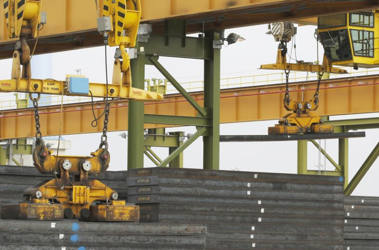 Le site d'une usine ThyssenKrupp Steel USA