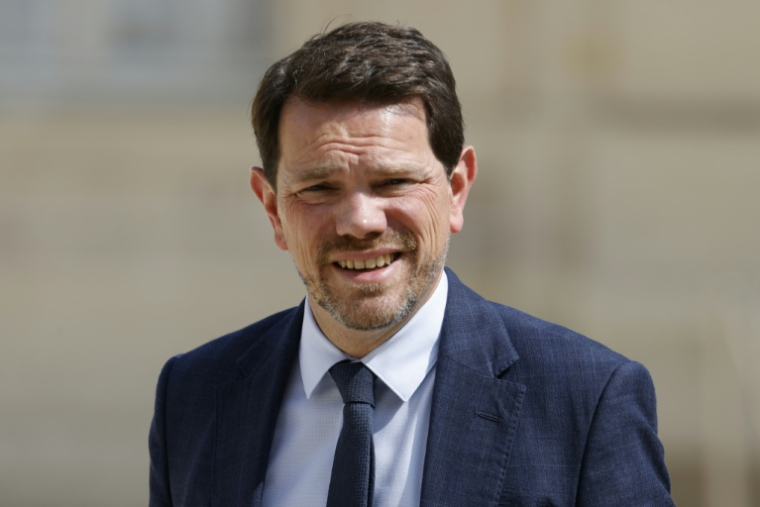 Le maire DVD de Charleville-Mézières Boris Ravignon à Paris, le 4 juillet 2023 ( AFP / Ludovic MARIN )