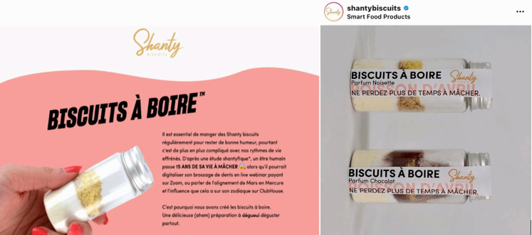2021 ne cesse de nous surprendre avec Shanty Biscuits... - Crédit photo : Instagram de Shanty Biscuits