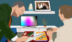 Les conseils du Revenu à Fabrice. (© Artelette)