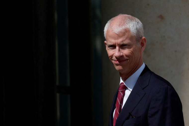 Photo d'archives: Le ministre chargé du Commerce extérieur Franck Riester