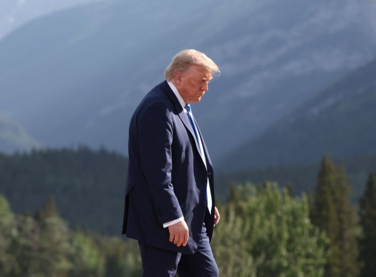 Le président des États-Unis Donald Trump