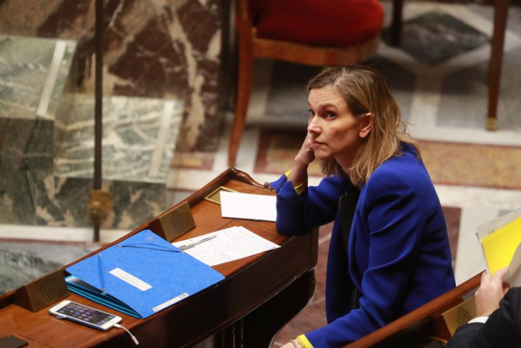 La ministre de la Transition énergétique Agnès Pannier-Runacher à l'Assemblée nationale, à Paris