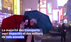 New York de nouveau frappée par une tempête de neige