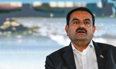 Gautam Adani lors d'une cérémonie à Bombay le 8 octobre 2025 ( AFP / Punit PARANJPE )