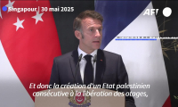 La reconnaissance d'un Etat palestinien est "un devoir moral" (Macron)