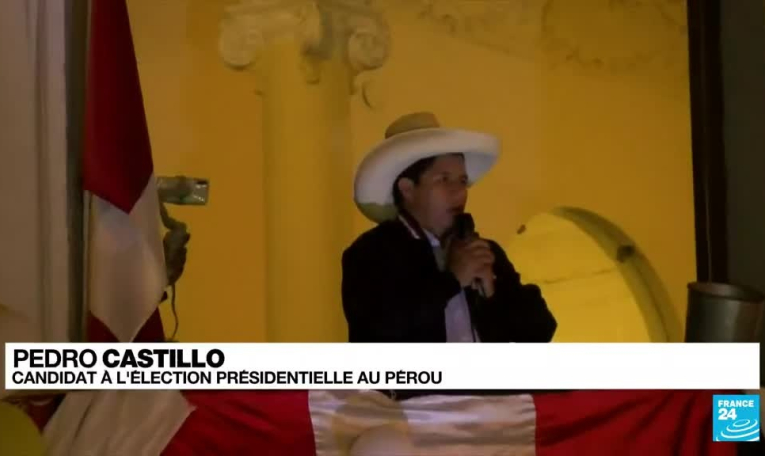 Présidentielle au Pérou : Castillo en tête, Fujimori dénonce des "indices de fraude"
