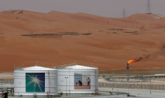 Installation de production du champ pétrolier Shaybah de Saudi Aramco dans le Quart Vide