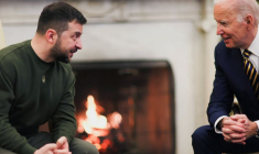 Le président américain et son homologue ukrainien à la Maison blanche