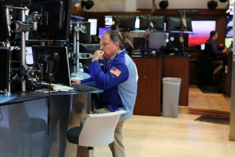 Un opérateur à la Bourse de New York, le 15 août 2025 ( AFP / TIMOTHY A. CLARY )