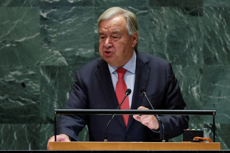 Le Secrétaire général des Nations Unies, Antonio Guterres