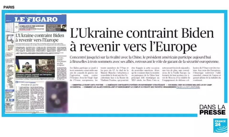 Joe Biden contraint par l'Ukraine à regarder vers l'Europe