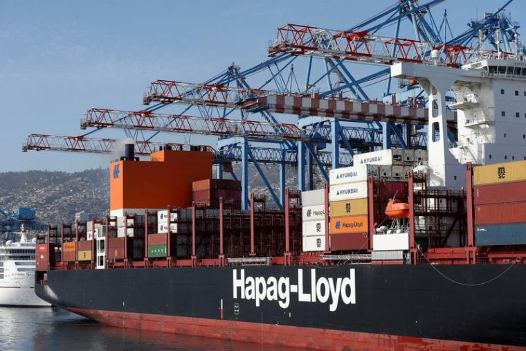 Photo d'archives: Le logo de la société Hapag-Lloyd