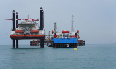 Plates-formes flottantes de chargement pour l'exportation de pétrole au port pétrolier de Bassorah