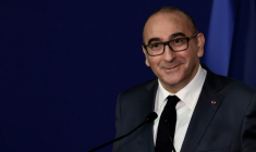 Le ministre de l'Intérieur Laurent Nunez le 12 décembre 2025 à Versailles ( AFP / STEPHANE DE SAKUTIN )