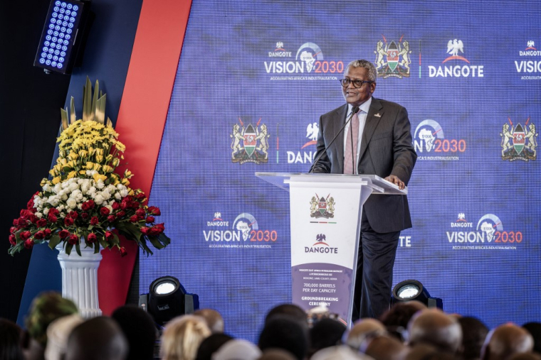 Aiko Dangote à Kililana, au Kenya, le 30 septembre 2026. ( AFP / LUIS TATO )