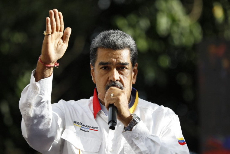 Nicolas Maduro, à Caracas, le 3 août 2024 ( AFP / PEDRO RANCES MATTEY )