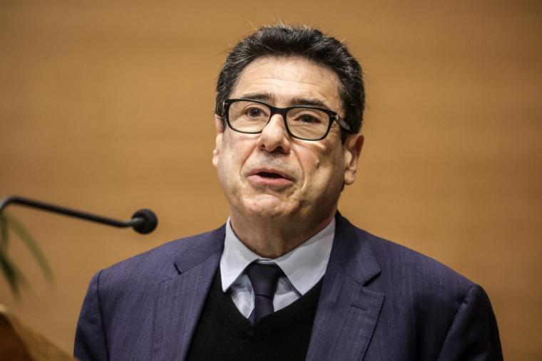 Philippe Aghion à Paris, le 13 novembre 2024. ( POOL / TERESA SUAREZ )