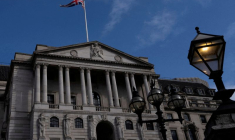 Le siège de la Banque d'Angleterre à Londres, Royaume-Uni