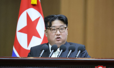 Kim Jong, à Pyongyang, en janvier 2024 ( KCNA VIA KNS / STR )