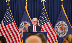 Le patron de la Fed, Jerome Powell, a préconisé une politique de fermeté face à l'inflation. (© AFP)