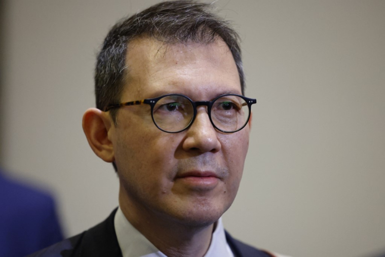 Benjamin Smith, le 12 avril 2023, à Amsterdam ( AFP / LUDOVIC MARIN )